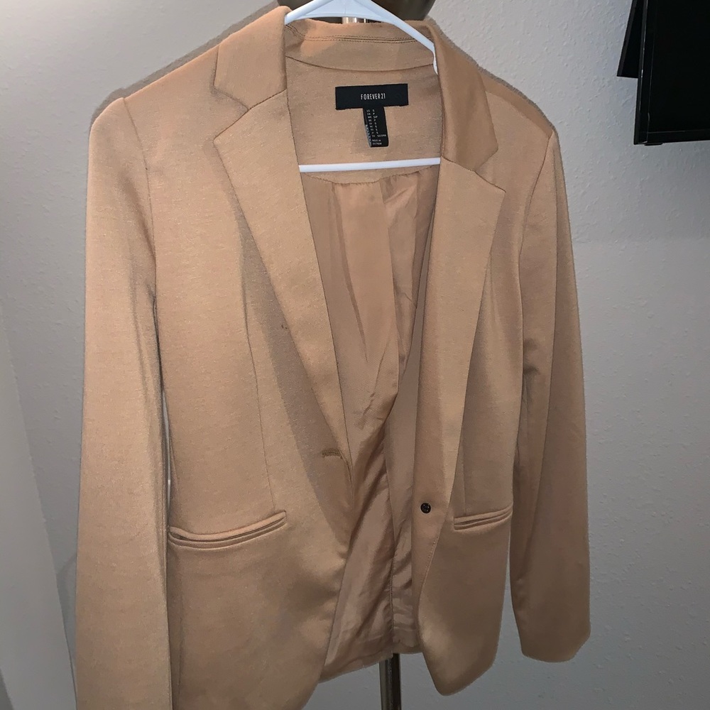 Forever 21 nude blazer